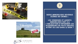 Bien immobilier devenu scène de crime